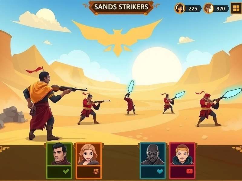 Sands Strikers strategy guide showing character abilities